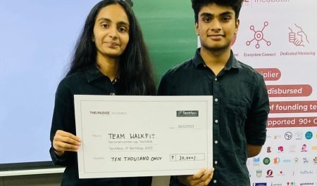 IIT Tech Fest 2nd Runner Up with 10,000 Rs funding